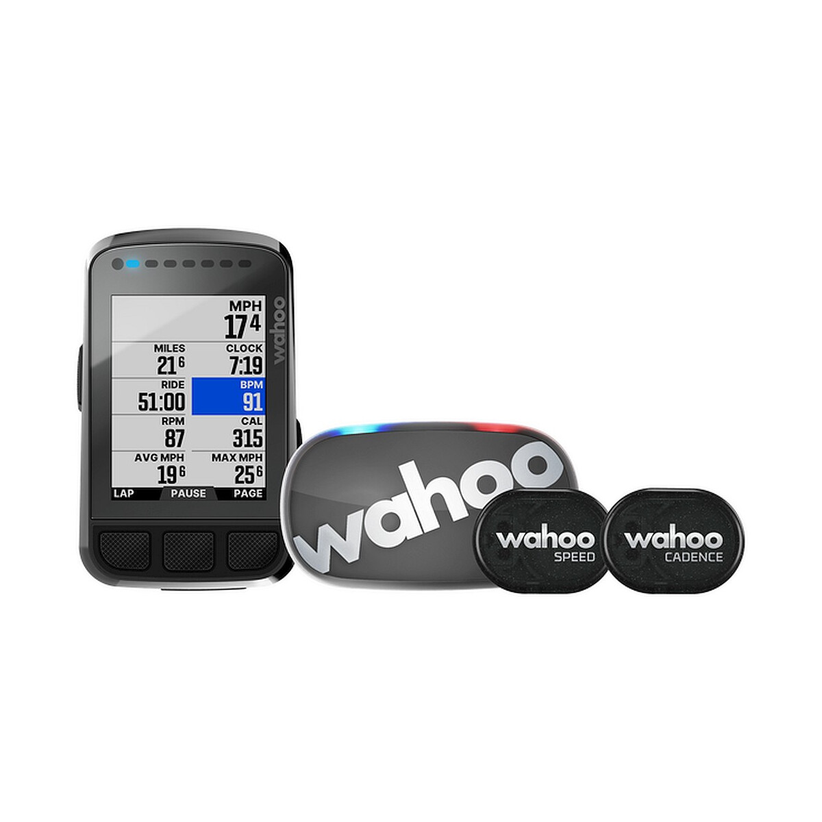 Wahoo ELEMNT New BOLT V2 Bundle, inkl. TICKR, RPM...