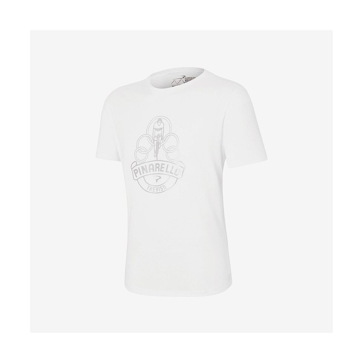 Pinarello T-Shirt Heritage Logo white