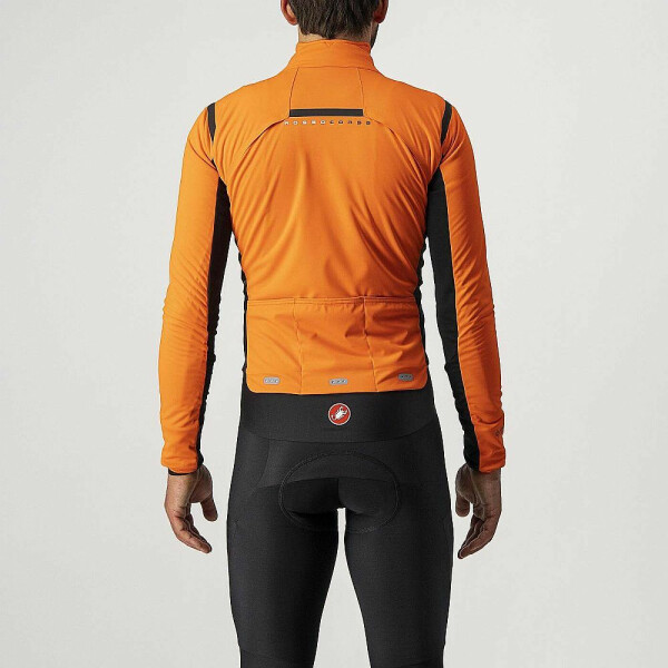 Castelli Alpha Ros2 Jacket Brilliant Orange/Black-Pro Red