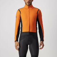 Castelli Alpha Ros2 Jacket Brilliant Orange/Black-Pro Red