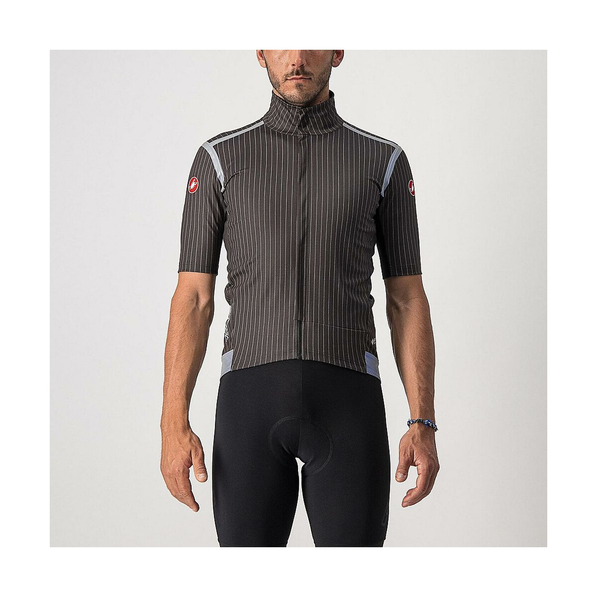 Castelli Gabba RoS Kurzarmtrikot charcoal/pinstripe