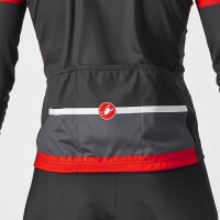 Castelli Passista Long Sleeve Jersey Light Black/Dark Grey Red