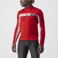 Castelli Mortirolo 6S Jacket RED/SILVER GRAY-SILVER REFLEX