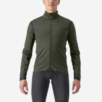 Castelli Alpha Ultimate Insulation Jacket Military Green/Black-Electric