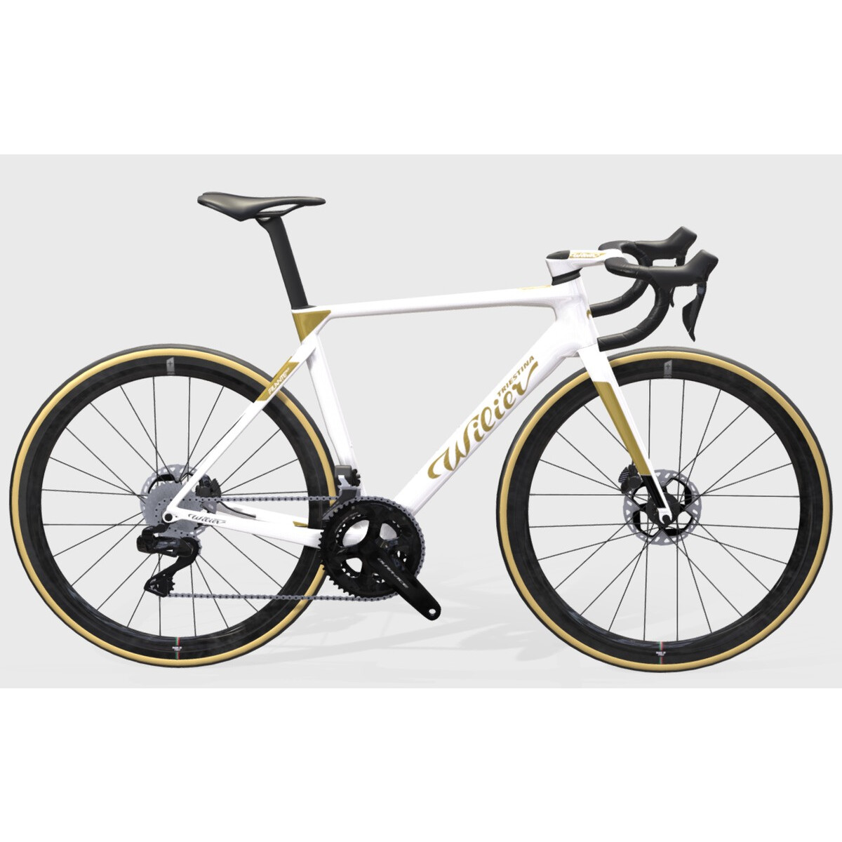 Wilier Filante SLR | Rahmenset | Sonderfarbe weiss-gold |...